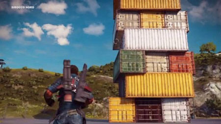 La última locura de Just Cause 3 es jugar al Jenga al estilo Rico Rodríguez