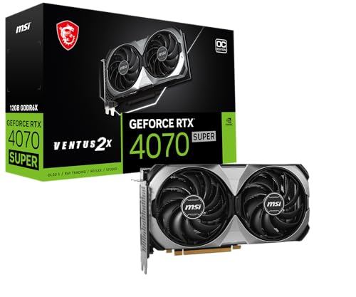 MSI GeForce RTX 4070 SUPER VENTUS 2X OC 12GB GDDR6X DLSS3