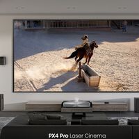 El nuevo proyector láser 4K de Hisense promete cine y videojuegos en hasta 200 pulgadas. Y tiene sistema de sonido integrado