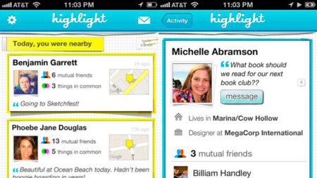 Highlight, una aplicación social para descubrir gente que puede pegar fuerte