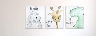 21 láminas, cuadros y piezas de pared ideales para decorar la habitación del bebé 