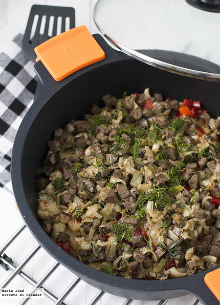 Frito mallorquín. Receta tradicional