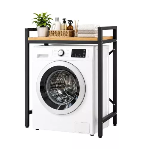 MAGIC SELECT Estantería Superior Lavadora, 1 Balda para Almacenamiento | Estante Organizador de Baño Ahorra Espacio, Mueble de Almacenamiento para Cuarto de Baño