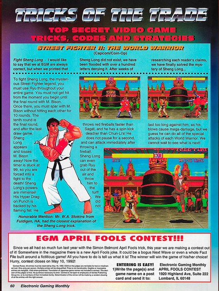 Sghen Long Egm Revista Street Fighter Ii