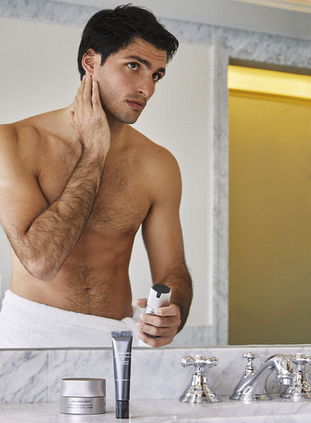 Carlos Sainz se convierte en la nueva imagen de Shiseido Men