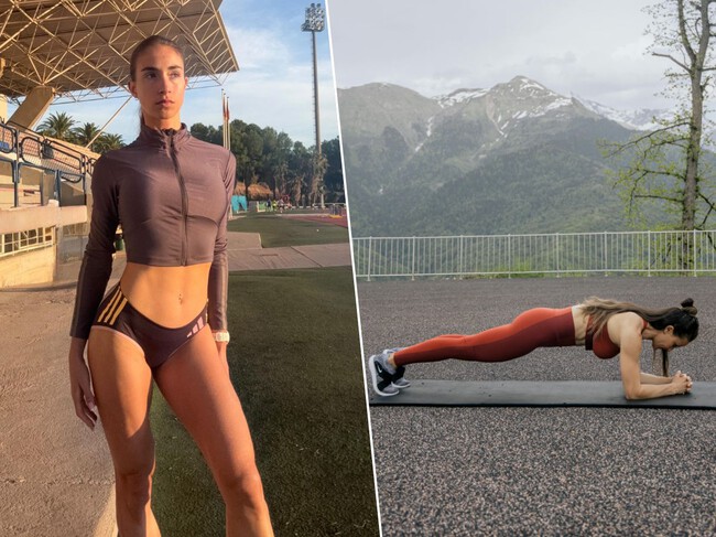 Lucía Aguado plancha abdominal