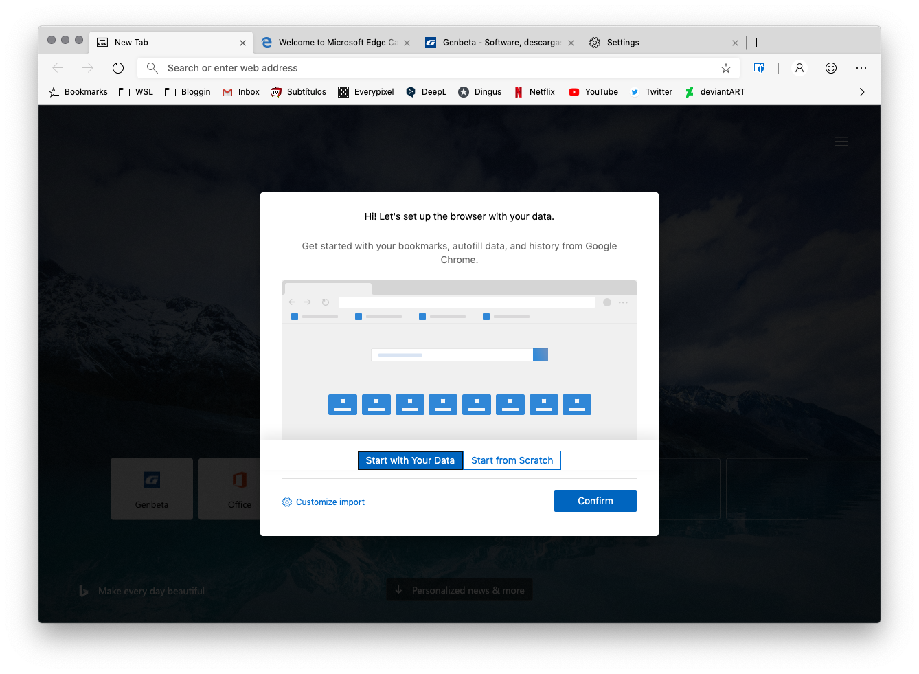 Microsoft Edge Chromium Mac Canary Build