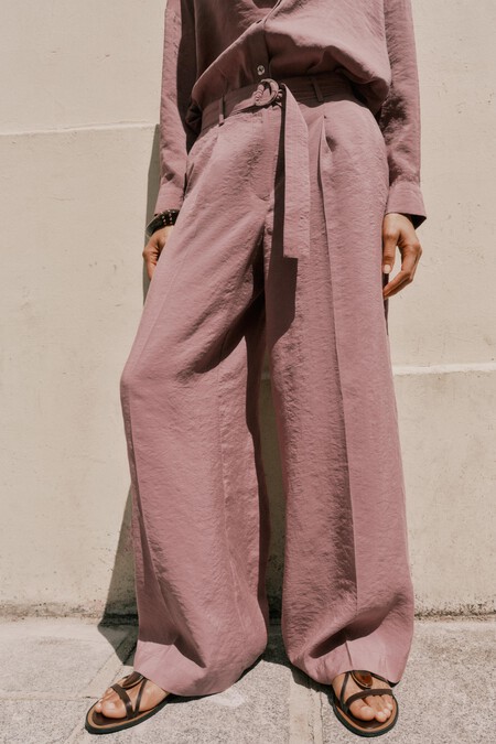 Pantalon Marsala Rosa