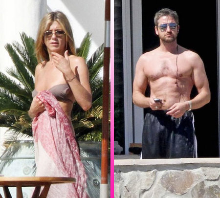 Jennifer Aniston y Gerard Butler juntos en México