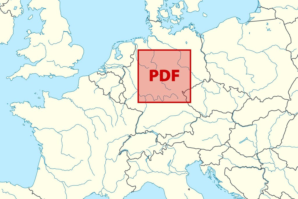 Se supone que el tamaño máximo que Adobe permite para un PDF es el tamaño de Alemania. Así que alguien lo ha creado 