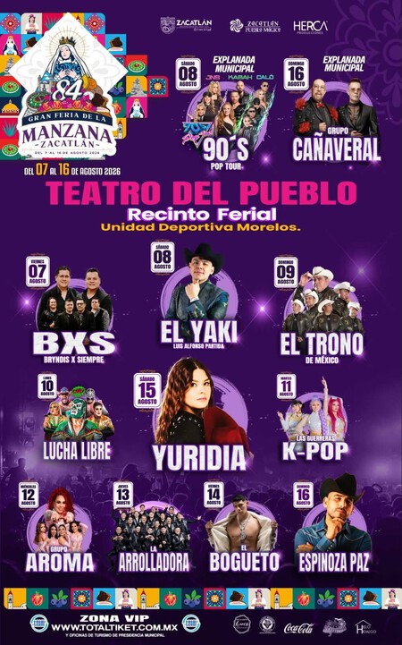 Lánzate a la Gran Feria de la Manzana 2026 y disfruta de sidra, manzanas y conciertos en un Pueblo Mágico de Puebla