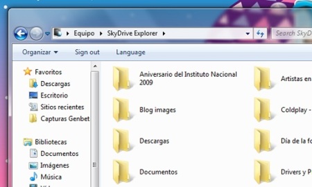 SkyDrive Explorer, la mejor forma de acceder a los 25GB de SkyDrive desde el escritorio
