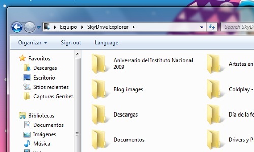 SkyDrive Explorer