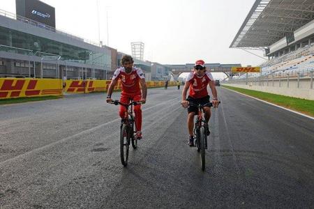 Hermann Tilke cree que el poco agarre del circuito de Corea del Sur dará una carrera espectacular