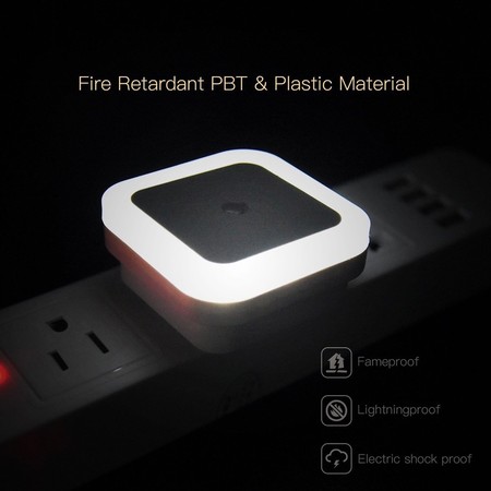 Luz LED nocturna con sensor crepuscular por sólo 70 céntimos con este cupón