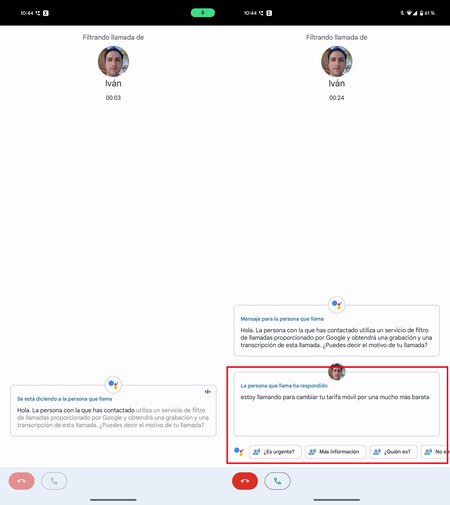 Filtrado Llamadas Google Pixel