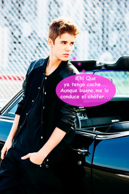 Justin Bieber cree que está talludito... y no llega a brote verde