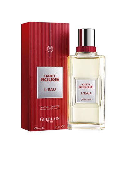 Habit Rouge L'Eau, nueva fragancia masculina de Guerlain para febrero