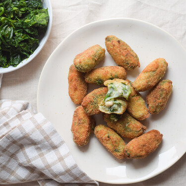 Croquetas de espinacas caseras: la receta más cremosa y ligera