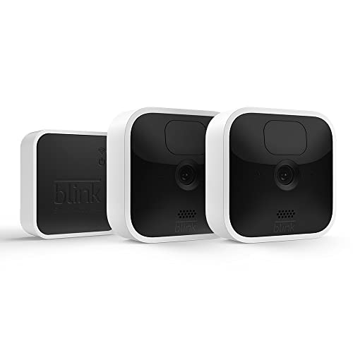 Blink Indoor | Cámara de seguridad HD inalámbrica con 2 años de autonomía, detección de movimiento, audio bidireccional, compatible con Alexa | 2 cámaras