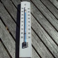 Hace tanto frío que he tenido que cambiar la temperatura del termostato en casa. Esta es la que he puesto ahora para estar cómodos