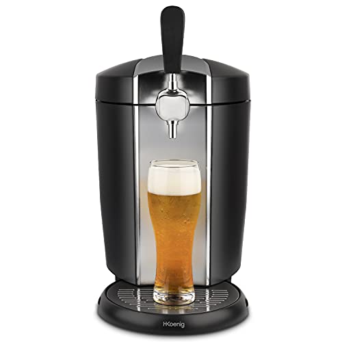 H. Koenig bw1778 de cerveza con refrigeración para todos los 5 l universal barriles, 65 W, color negro