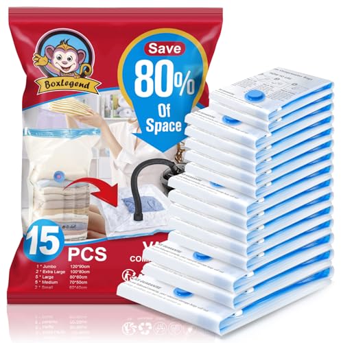 Set x15 BoxLegend Bolsas de Almacenaje al Vacio 