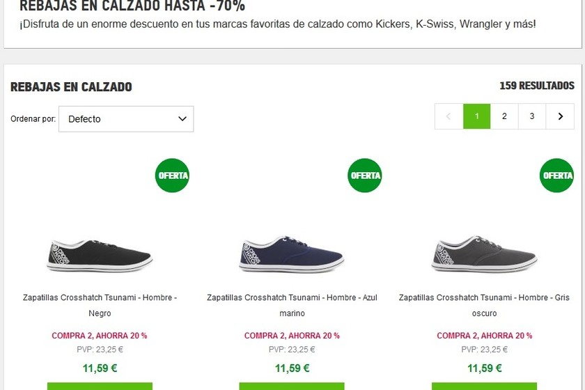 skechers 70 descuento