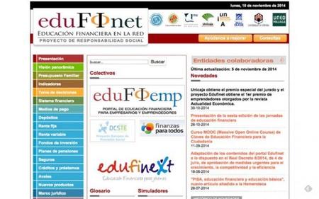 Edufinet es un proyecto de educación finaciera premiado por la revista Actualidad Económica
