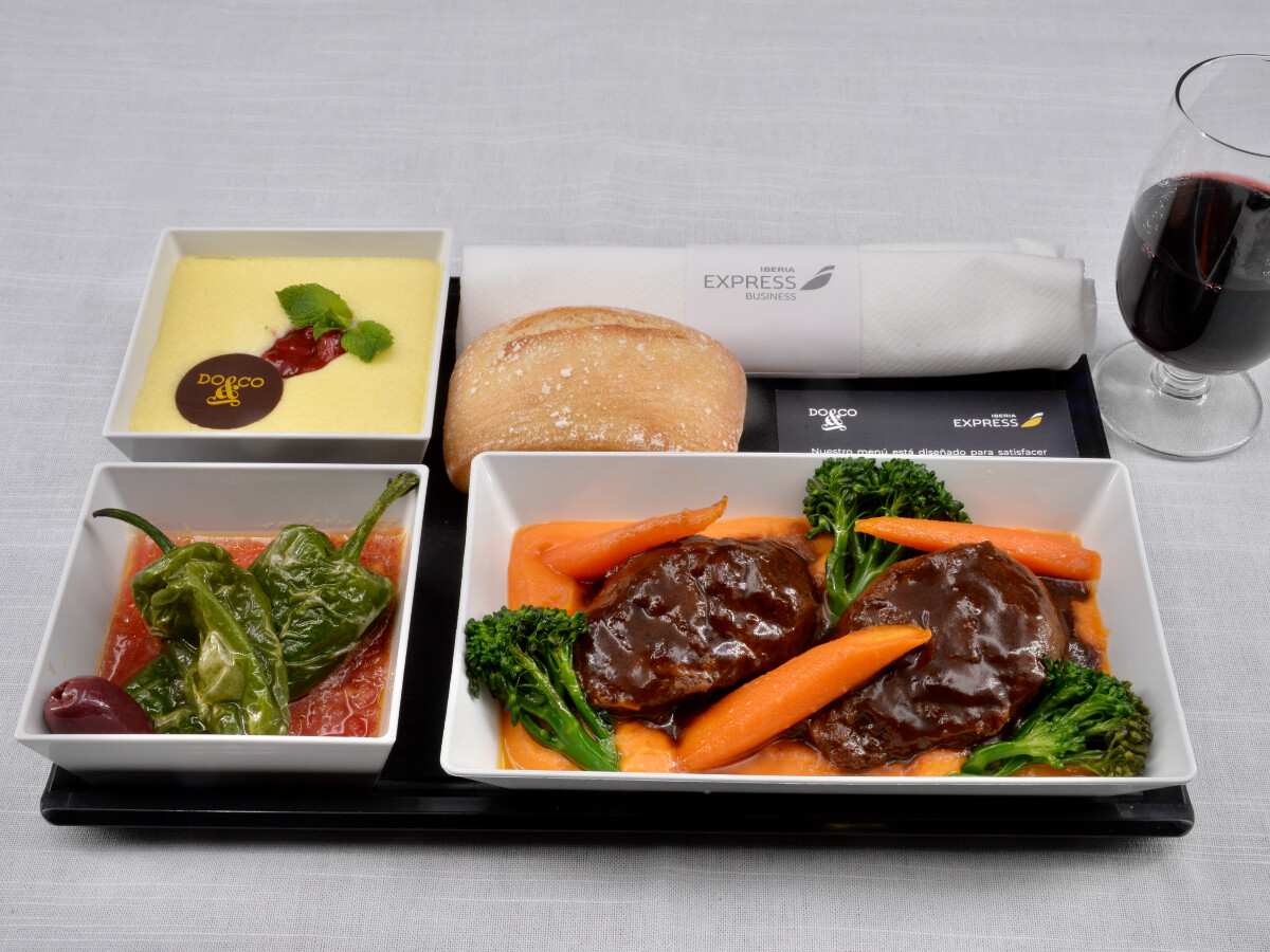 comida en avion iberia