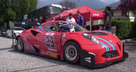 Este es el Alfa Romeo 4C más bruto que verás (y oirás) en toda tu vida