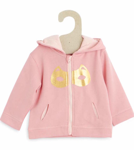 Sudadera De Felpa Con Capucha Rosa Bebe Nina Te605 4 Zc1