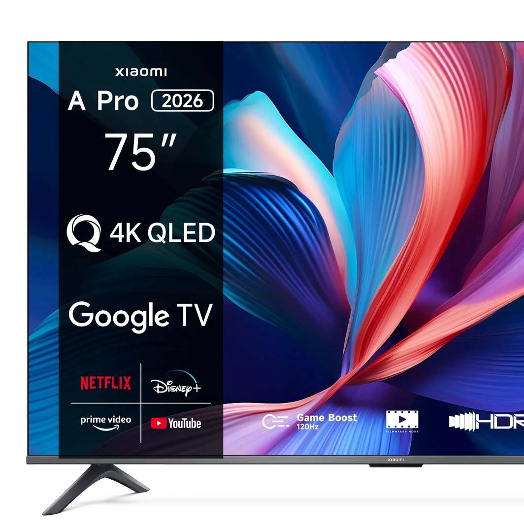 Xiaomi QLED 75" A PRO 2026 UltraHD 4K Dolby Audio Google TV