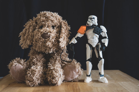 ‘78M2’, expresando los sentimientos provocados por el confinamiento a través de un stromtrooper de Star Wars, por José Mercado