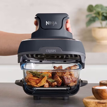 Freidora De Aire Portatil De Cristal Ninja Crispi