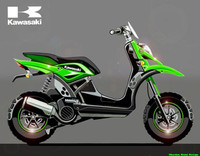 Kawasaki entrará en el mercado de los scooter de 50 cc