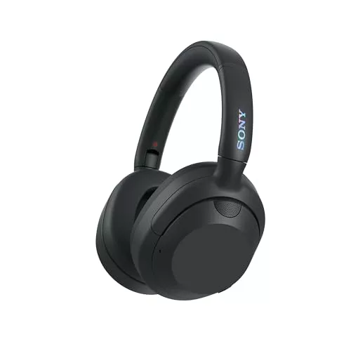 Sony ULT Wear Auriculares inalámbricos con Noise Cancelling, ULT Power Sound, Ultimate Deep Bass, Mismo procesador Que los WH-1000XM5, Llamadas nítidas, 30 Horas de batería, iOS y Android, Negro