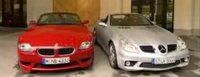 Mercedes SLK55 vs BMW Z4 M Coupe