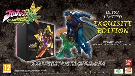 Se subastan juego y figura de Swarovski de Jojo's Bizarre Adventure por una buena causa