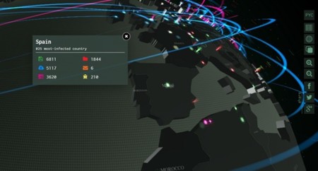 Observa el malware en el mundo en tiempo real con este bonito mapa 3D