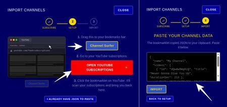 Channelsurfer Suscripciones