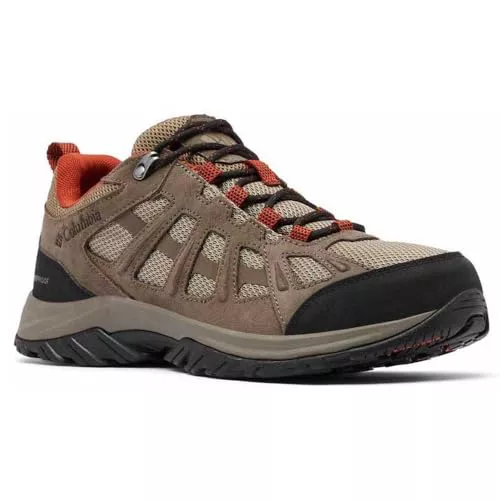 Columbia Redmond 3 WP, Zapatillas De Senderismo Y Trekking, Hombre, Marrón (Pebble/Dark Sienna 2024), 43 EU
