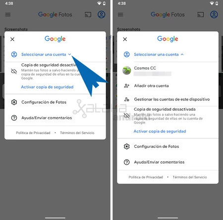 Google フォトとアカウント