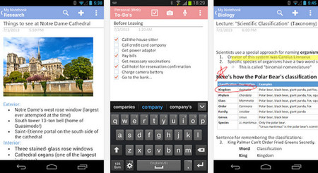 OneNote para Android se actualiza: más opciones para guardar y consultar nuestras notas