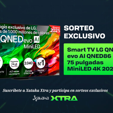 ¡Últimas horas para participar en el sorteo de un televisor  LG QNED evo AI de 75”!: solo para suscriptores de Xataka Xtra 