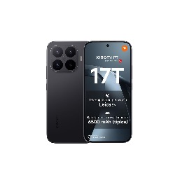 XIAOMI 17T Smartphone de 12+256GB Negro Teleobjetivo Leica 5X [Clase de eficiencia energética A]
Pantalla de 6,59" 120 Hz Eye-care, Batería de 6500 mAh (típ.) de Silicio-carbono, 1 año de garantía adicional