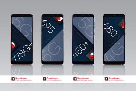 Nuevos Qualcomm Snapdragon 480+ 5G, Snapdragon 680 4G, Snapdragon 695 5G y Snapdragon 778G+ 5G: renovación en gamas medias y bajas