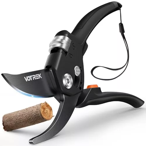 VOTERK 8.5" Tijeras de Podar Para Manos Débiles