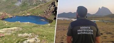 En el Pirineo aragonés cada vez hay más gente acampando y bañándose en ibones. Hasta que llegó la policía