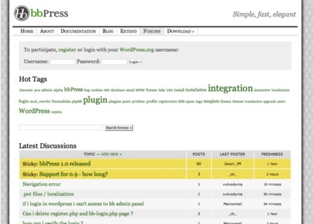 bbPress 1.0 ha visto la luz